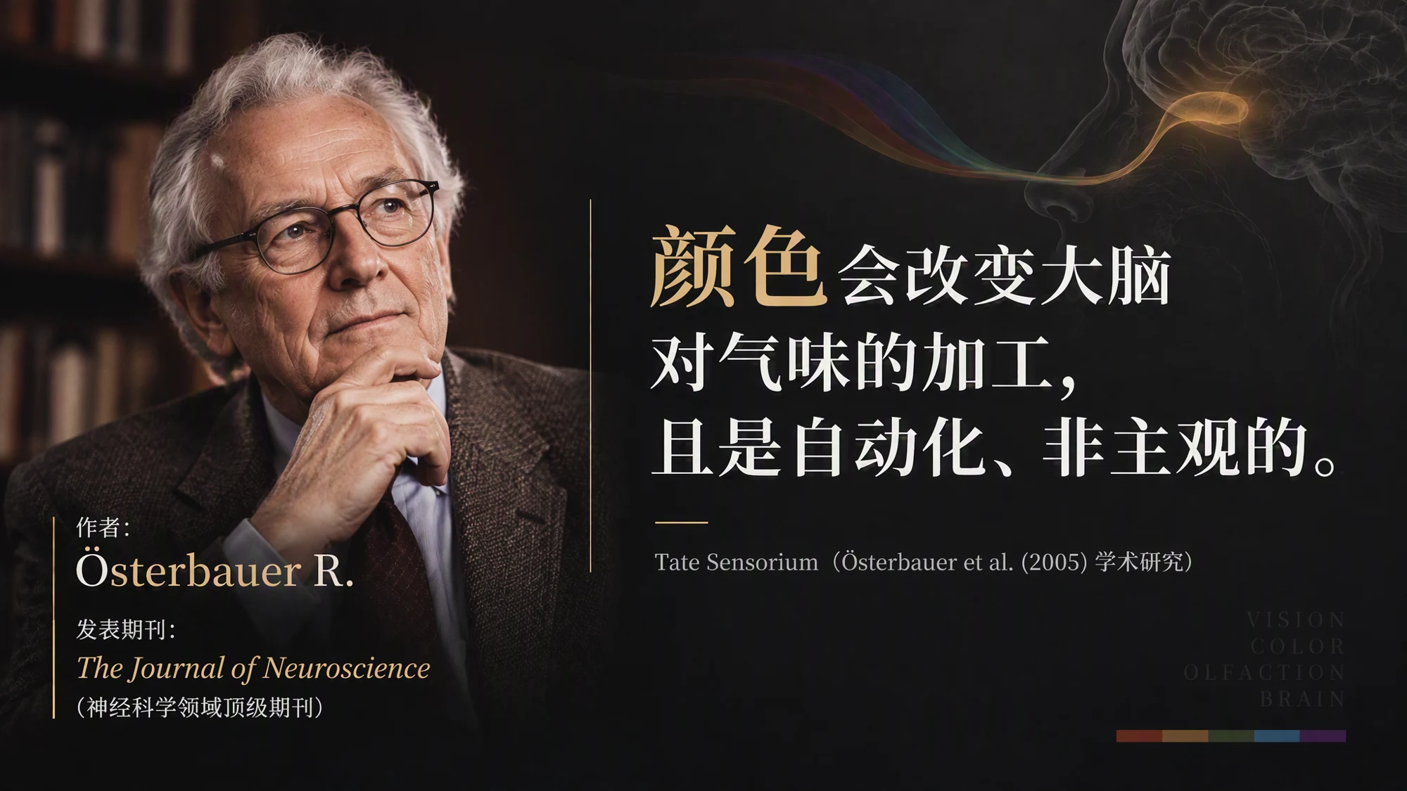 项目提供的Österbauer嗅觉与颜色关联研究介绍